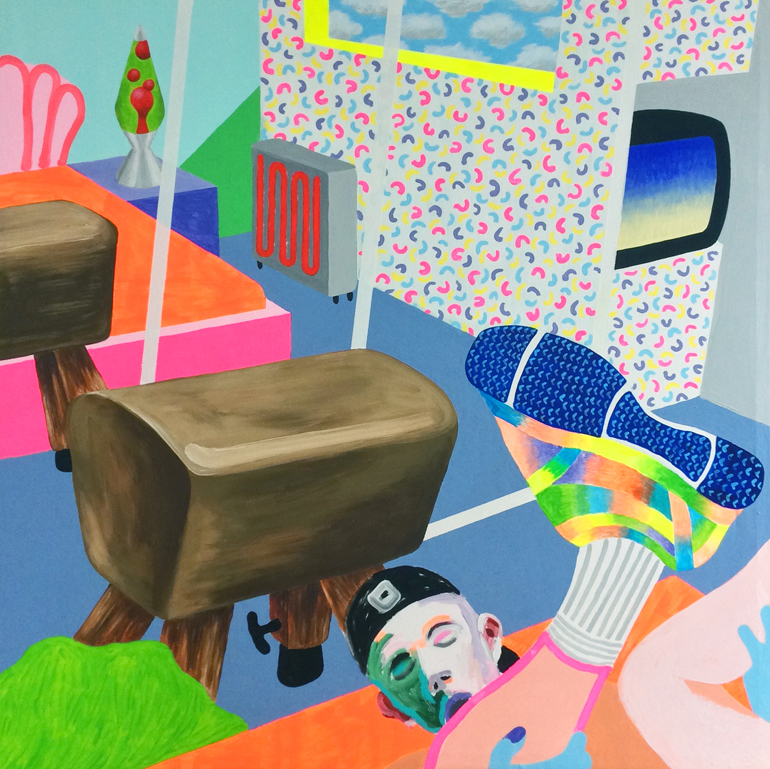 Lunch In The Grass | Acrylic on Canvas | Acrylic on Canvas | 160 x 250 cm | 2015 