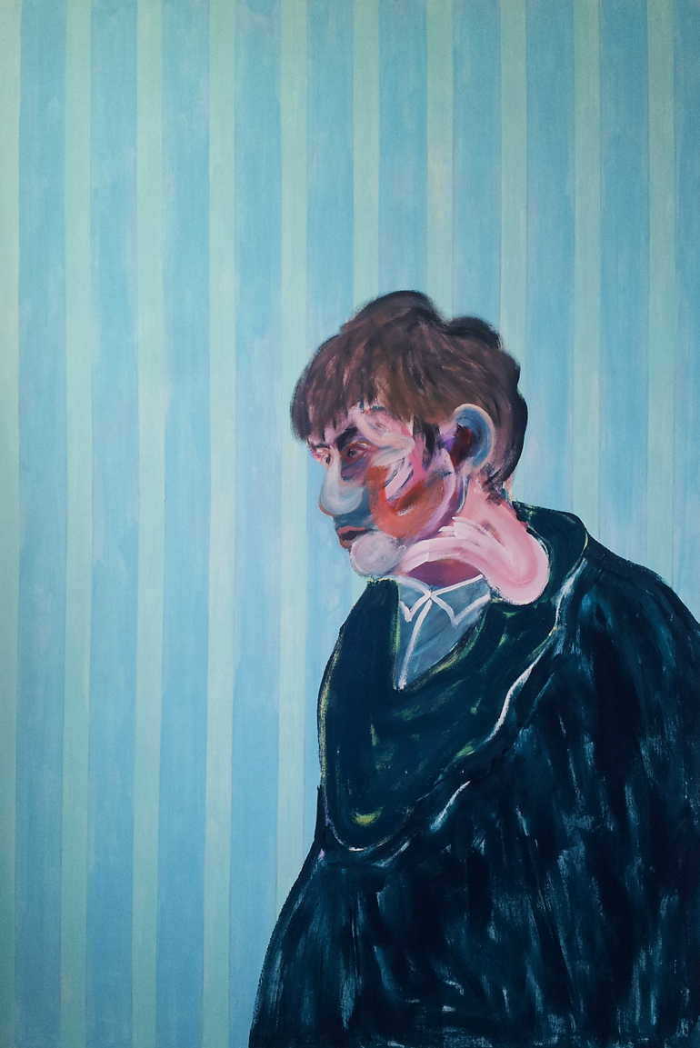 Father Looking Like A Francis Bacon Portrait | Acrylic on Canvas | 210 x 140 cm | 2014